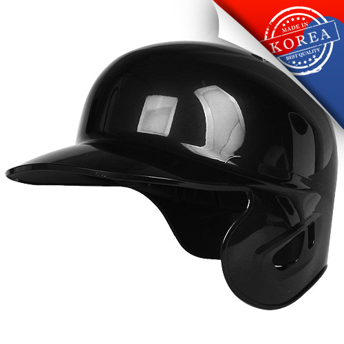(특가할인)엑스필더 초경량 유광 외귀 MLB 스타일 헬멧 BK