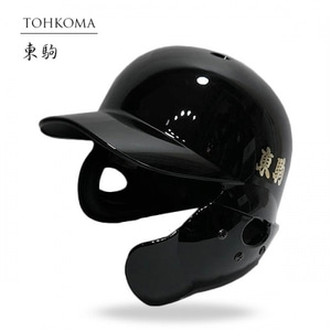 도코마 도쿠마 초경량 유광 양귀 검투사 헬멧-블랙