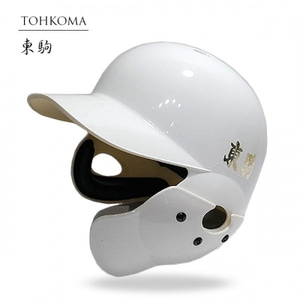 도코마 도쿠마 초경량 유광 양귀 검투사 헬멧-화이트