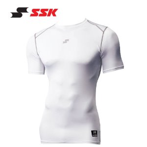 SSK 사사키 프로용 반팔 스판언더-WHITE
