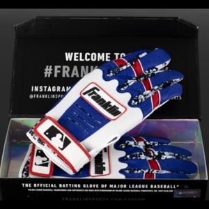 프랭클린 CFX PRO 커스텀 배팅장갑 015 (화이트/블루/밀리터리)