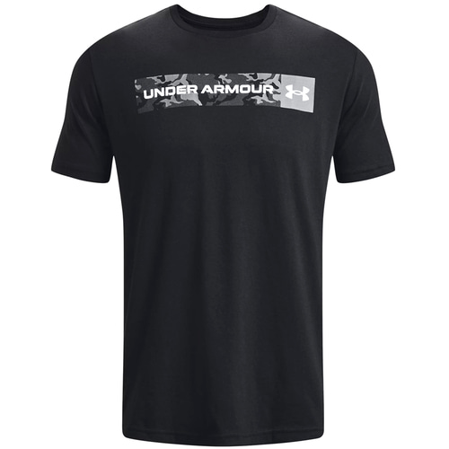 언더아머 UNDERARMOUR 캐모로고 반팔 티셔츠 (블랙)